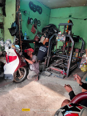 bengkel motor dan sepeda stel velg bp bima