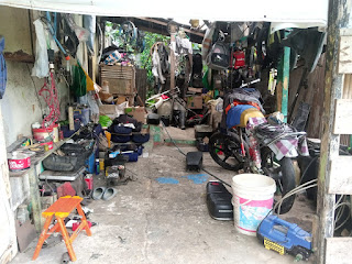 bengkel motor kualon