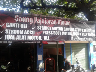 Bengkel Motor Saung Pajajaran dan press body motor
