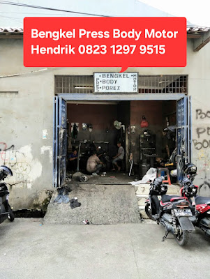 Bengkel pres Bodi motor Yamaha Motor