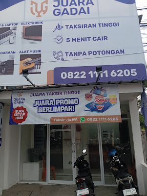Juara Gadai - Cilendek Barat : Taksir Tinggi Tanpa Potongan | HP , Laptop , Elektronik, Motor , Mobil