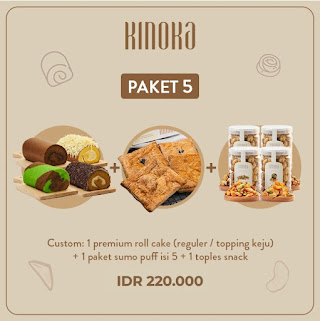 Kinoka Indonesia. Jual Bolu Gulung, Puff Pastry, Snack Kering, dan Paket Snack Box