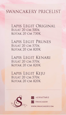 Swancakery - Lapis legit and buttercream cakes