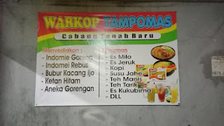 Warkop Tampomas jl. Cimahpar,pertigaan indobaso